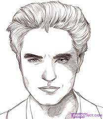 Edward Cullen Edward Cullen Robert Pattinson Twilight Coloring Pages Twilight Painting Robert Pattinson Twilight Vampire Drawings