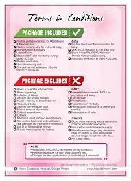 Metro Specialist Hospital Packages