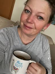 Finally sitting down for the day!! Busy day..now I relax and enjoy my mug  of happiness 🥰☕️☕️