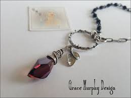 Black Cherry By Grace F Murphy Fan Jewelry Handcrafted Artisan Jewelry Artisan Jewelry
