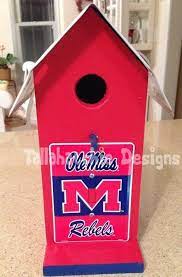 Ole Miss Birdhouseole Miss Decorole Miss By Tallahatchiedesigns Ole Miss Ole Miss Rebels Hotty Toddy