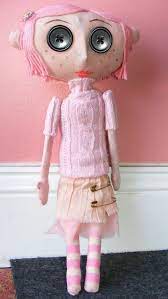 Coraline Doll Pattern Make Your Own Little Me As Seen In Etsy Coraline Doll Doll Pattern Dolls Handmade