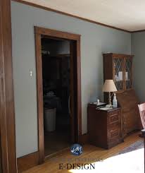 Your bathroom will seem bright and open but will have character and contrast. Light Grey Paint With Dark Wood Trim Novocom Top