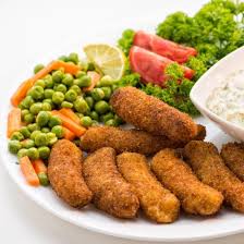 Crispy Fish Fingers With Tartar Dip Seafood Recipes Fish Finger Fish Recipes