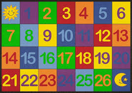 In this chapter we are going to teach some tips to learn fast the place value of english alphabets, this section is very much important and cover most of . Make Learning Colors And Numbers Fun With Our Vibrant Colorful Number Grid Educational Rug Carpet Features Colored B Learning Colors Classroom Rug Number Grid