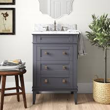 A new trend in bathroom design and remodeling is to recycle old or vintage pieces of furniture into a clever and unique bathroom vanity or storage piece. Small Bathroom Vanities Ideas And Shopping Hunker