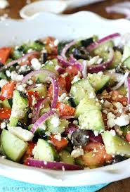 Cucumber Greek Salad Recipe Recipe Greek Salad Recipes Healthy Picnic Foods Cucumber Recipes