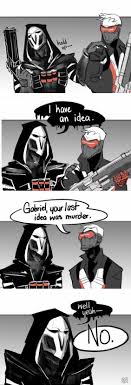 Soldier76 S Idea Overwatch Soldier76 Reaper Cosplayclass Overwatch Funny Overwatch Reaper Overwatch