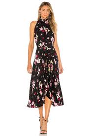 A L C Renzo Dress In Black Pink Yuzu Spon Aff Dress Yuzu Pink Renzo In 2020 Long Dress Casual Dresses Long Dress