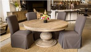 The fontenot grand mansion event package includes 60 inch round tables dining and white wooden chairs for seating. Rustic 60 Round Pedestal Dining Table Reclaimed Wood