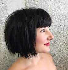 You can also try this pretty short hair with bangs hairstyle with waterfall bangs. 60 Short Shag Hairstyles That You Simply Can T Miss Short Shag Hairstyles Shag Hairstyles Short Hair Styles