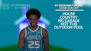 While rookies anthony edwards of minnesota, saddiq bey of detroit and tyrese haliburton of sacramento were included on the roster, lamelo ball was not. Charlotte Hornets Pj Washington Builds His Dream Home Facebook