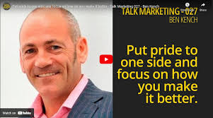 Put pride to one side and focus