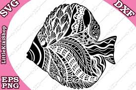 Download Free Svg Zentangle Fish Svg Mandala Fish Svg Fish Cut Files Free Svg Cut File For Crafters