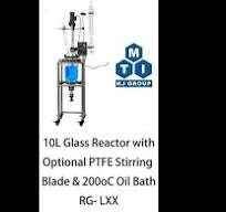 10L or 20L Glass Reactor with Optional PTFE Stirring Blade ...