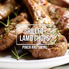 With A Simple Marinade Recipe Of Olive Oil Garlic Rosemary Salt And Pepper These Grilled Lam Video Lamb Chop Recipes Grilled Lamb Chop Recipes Grilled Lamb Chops