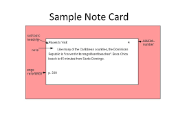 Check spelling or type a new query. Note And Bib Card Format Ppt Video Online Download
