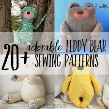 · free memory bear pattern: 20 Of The Cutest Teddy Bear Sewing Patterns Swoodson Says
