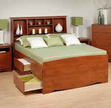 Bed Frame With Bookcase Headboard Learn how to solid wood veneer construction.