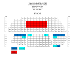 Hillcrest Center For The Arts Seating Charts