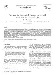 A line bisected line what is perpendicular bisector line cancellation test printable line bisection test sample line bisection easy print bisection symbol visual neglect line bisection test line tas line bisection left hemispatial line bisection text. Pdf Two Hand Line Bisection Task Outcomes Correlate With Several Measures Of Hemisphericity