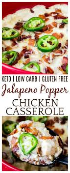 Pin By Sara Smith On Nom Nom In 2020 Cheesy Chicken Casserole Low Carb Chicken Recipes Jalapeno Popper Chicken