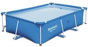Bestway Steel Pro 102 X 67 X 24 Rectangular Frame Above Ground Swimming Pool Above Ground Swimming Pools Swimming Pools Swimming Pool Accessories