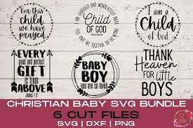 Download Baby Boy Svg Bundle Christian Baby Svg Child Of God Svg 1032138 Cut Files Design Bundles