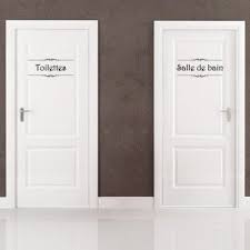 Sticker Porte Salle De Bain Et Toilettes Stickers Porte Stickers Deco Porte Salle De Bain Stickers Porte Stickers Muraux