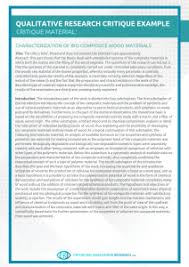 Quantitative research critique 2 abstract the following paper is a critique of the research article, the use of personal digital assistants at the point of care in an undergraduate nursing program (goldsworthy, lawrence, and goodman, 2006). Written Critique Of Research Article