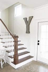 Thinking of having a major home remodel? Brittany York S Sugarberry Farmhouse In Louisiana Staircase Decor Farmhouse Staircase Decor Modern Farmhouse Staircase