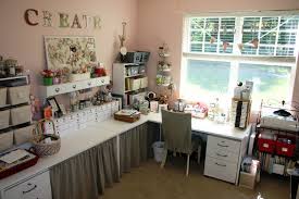 Then look for ways to utilize the wall space above and below your table. Sewing Room Ideas The Seasoned Homemaker