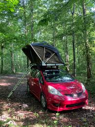 Couple of thoughts that are general and then i'll reply about the rails (as opposed yeah i'm with you on that, somewhere down the line im going to have a custom rack welded up to fit the factory mounting locations. Just Completed 650 Mile Roadtrip With Rooftop Tent Hondafit