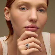 Petra Smokey Quartz Ring in Silver