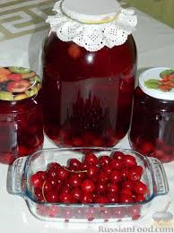 компот из вишни на зиму рецепты на 3 литровую банку Recept Kompot Iz Vishni Na Russianfood Com Idei Dlya Blyud Russkie Produkty Prigotov Sam