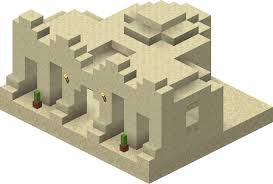Minecraft floorplans livestock barn by falcon01 deviantart com on. Village Structure Blueprints Desert Temple 2 Blueprint Official Minecraft Wiki