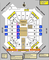 Graduation Commencement Parking Map And Cu Events Center Map
