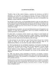 Es consejera de la universidad del caribe. Los Demonios Del Eden Instituciones Sociales Ciencias Sociales