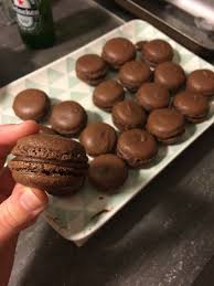 Macarons Au Chocolat Recette Macaron Chocolat Macaron Alimentation