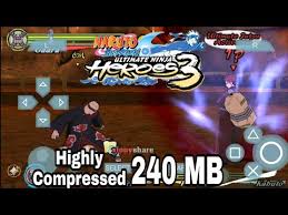 Naruto Ultimate Ninja Heroes 3 Psp Highly Compressed 240 Mb Gameplay Download Link Savedata Youtube