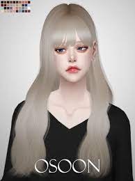 Osoon Hair 06 Sims 4 Hairs Sims Hair Sims 4 Sims
