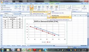 Tutorial How To Draw Demand Curve And Its Shift In Excel