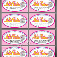 Kumpulan stiker kemasan makanan lucu fullstiker. Cetak Stiker Label Toples Kue Kering Digital Printing Pekanbaru