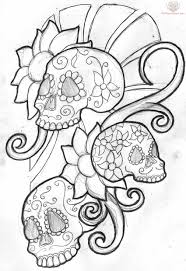 4776 Sugar Skull Tattoo Designs Jpg 1009 1469 Skull Coloring Pages Sugar Skull Tattoos Mexican Skull Tattoos