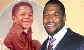 He's still got those gap teeth! Childhood photo reveals how adorable Kelly  Ripa's co-host Michael Strahan was as a child