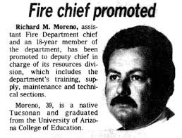 Tucson Fire Department Chief Richard M. Moreno, 3rd Edition