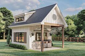 Check spelling or type a new query. Plan 62925dj Modern Farmhouse Backyard Office Plan With Loft In 2021 Backyard House Backyard Office Backyard Office Plans