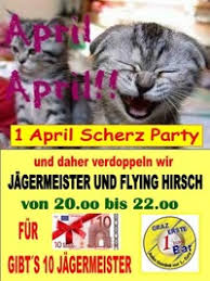 Meine drei favoriten, zumindest momentan 1 April Scherz Party 01 04 2015 1 Euro Bar