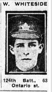 Whiteside, William Otton: Service no. 769548 (Military Medal)