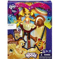 See more ideas about rainbow rocks, equestria girls, mlp equestria girls. My Little Pony Equestria Girls Rainbow Rocks Applejack Doll Rockin Hairstyle Walmart Com Walmart Com